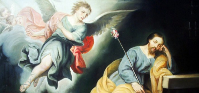Evangelho do Dia: Aparição do Anjo do Senhor à José (Mt 1,16-18; 21-24a) –  Oratório São Luiz – 120 Anos
