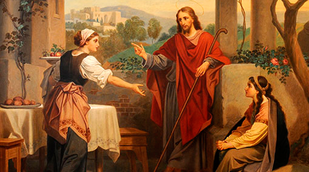 Evangelho do Dia: Marta e Maria (Lc 10, 38-42) – Oratório São Luiz – 120  Anos
